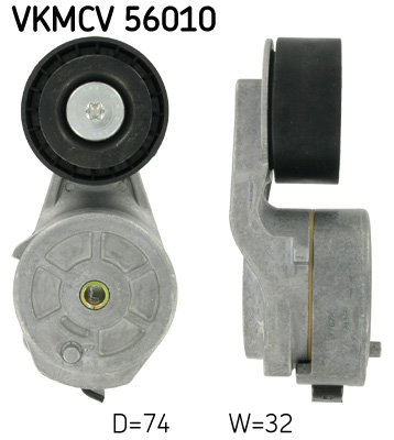 Belt Tensioner, V-ribbed belt - VKMCV 56010 SKF